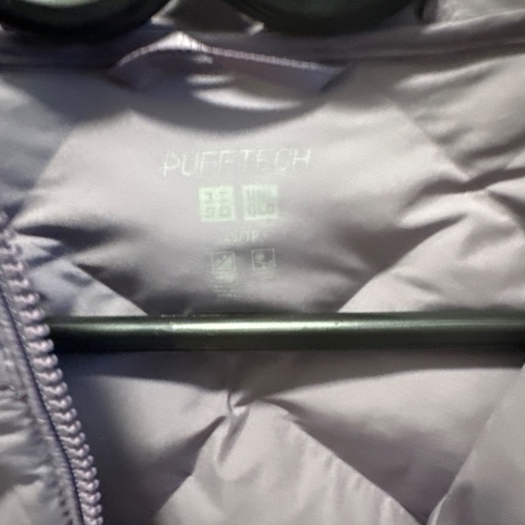 Uniqlo purple puff tech jacket (xs) - Picture 2 of 2